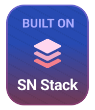 Built on the SN Stack badge